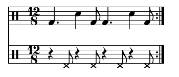 Backbeat ternaire, 1-2-et.